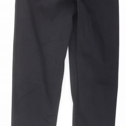 Topshop Womens Black Cotton Skinny Jeans Size 26 in L27 in Regular Button
