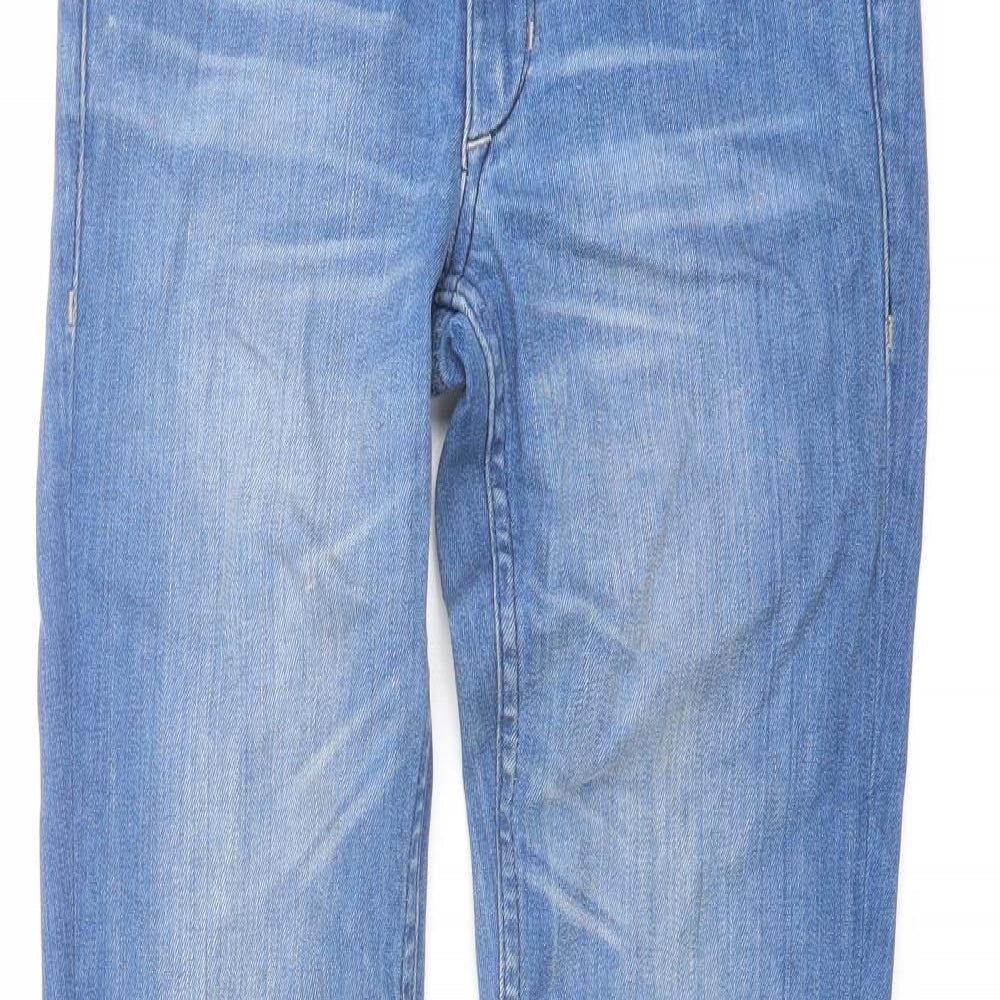 H&M Mens Blue Cotton Skinny Jeans Size 29 in L32 in Regular Button