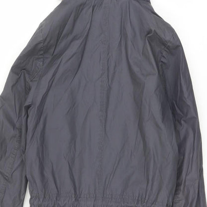 Womens UK Size 6 H&M Blue Parka Coat