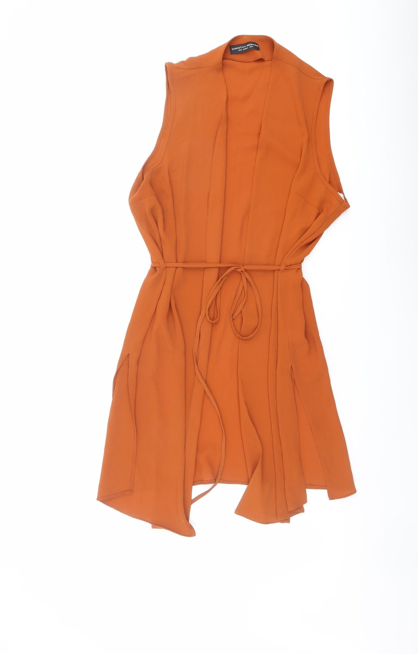 Womens UK Size M Dorothy Perkins Brown Kimono Blouse