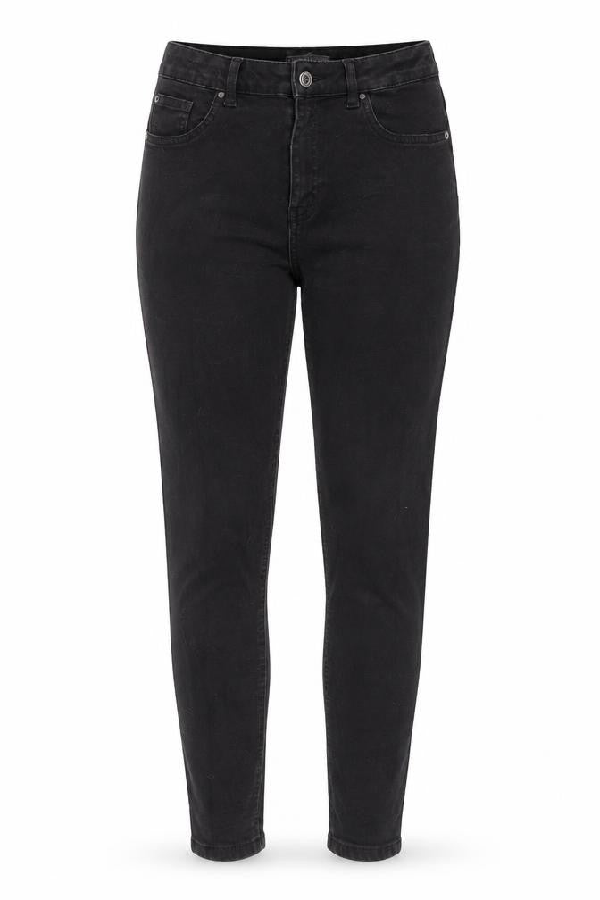 Womens UK Size 12 Denim & Co. Regular Fit Skinny Black Jeans