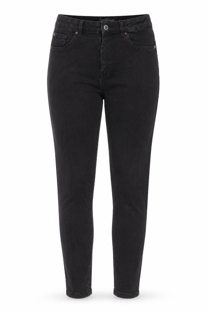 Womens UK Size 12 Denim & Co. Regular Fit Skinny Black Jeans