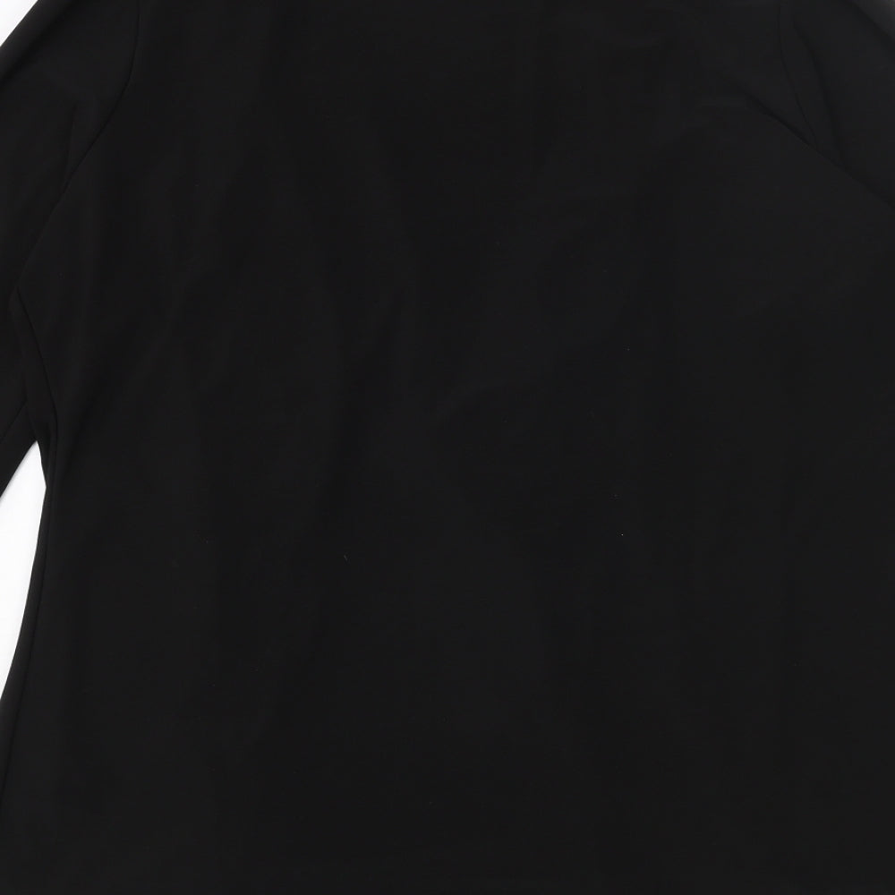Womens UK Size L Nicole Black Kimono Blouse