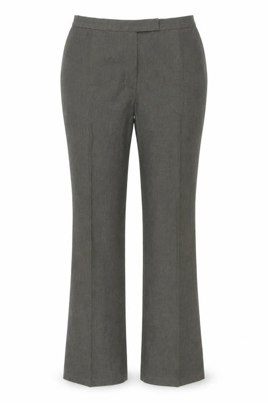 Womens UK Size 16 St Michael Regular Fit Dress Pants Green Trousers
