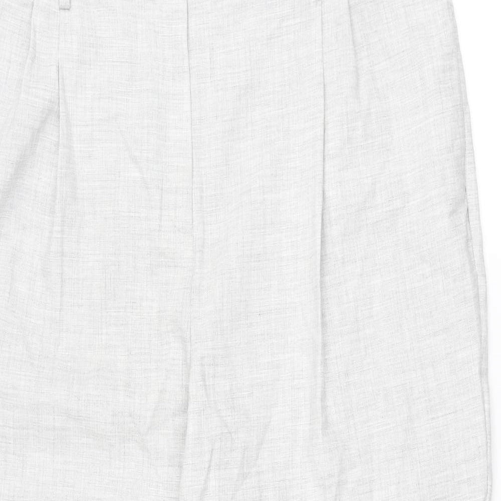 Womens UK Size 20 Marks and Spencer Regular Fit Dress Pants Grey Trousers