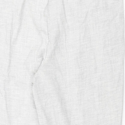 Womens UK Size 20 Marks and Spencer Regular Fit Dress Pants Grey Trousers