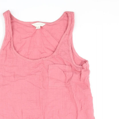 Womens UK Size 10 Marks and Spencer Pink Camisole Tank