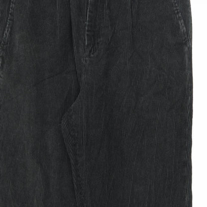 Maine Mens Green Cotton Trousers Size 34 in L31 in Regular Zip