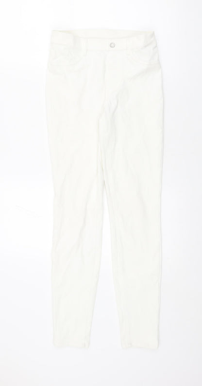 Uniqlo Womens Ivory Cotton Jegging Jeans Size XS L27.5 in Regular