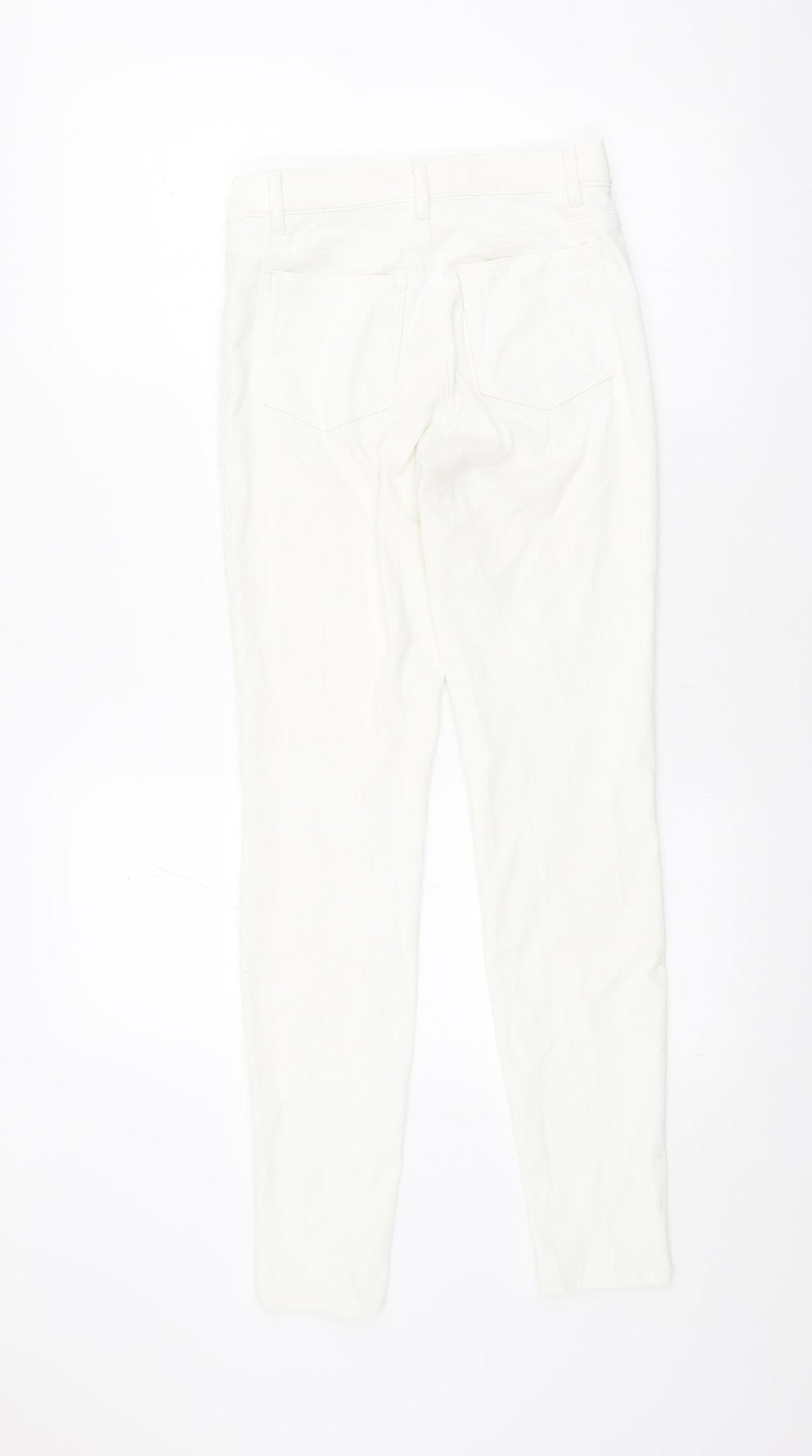 Uniqlo Womens Ivory Cotton Jegging Jeans Size XS L27.5 in Regular