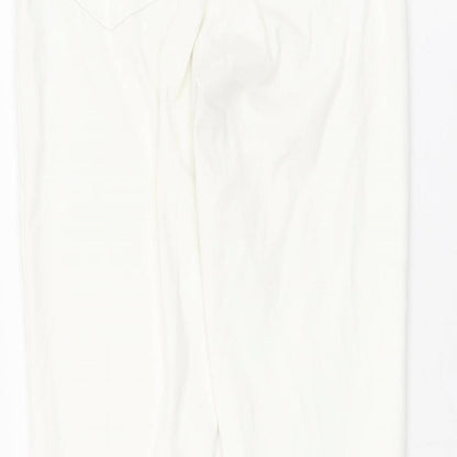Uniqlo Womens Ivory Cotton Jegging Jeans Size XS L27.5 in Regular