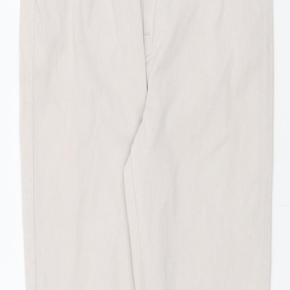 Uniqlo Womens Beige Cotton Jegging Jeans Size S L27 in Regular