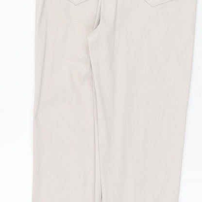 Uniqlo Womens Beige Cotton Jegging Jeans Size S L27 in Regular