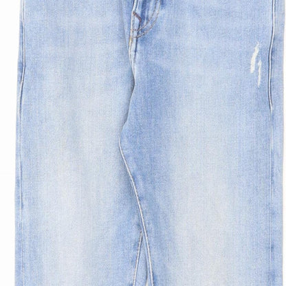 Womens UK Size 30 in H&M Regular Fit Skinny Blue Jeans