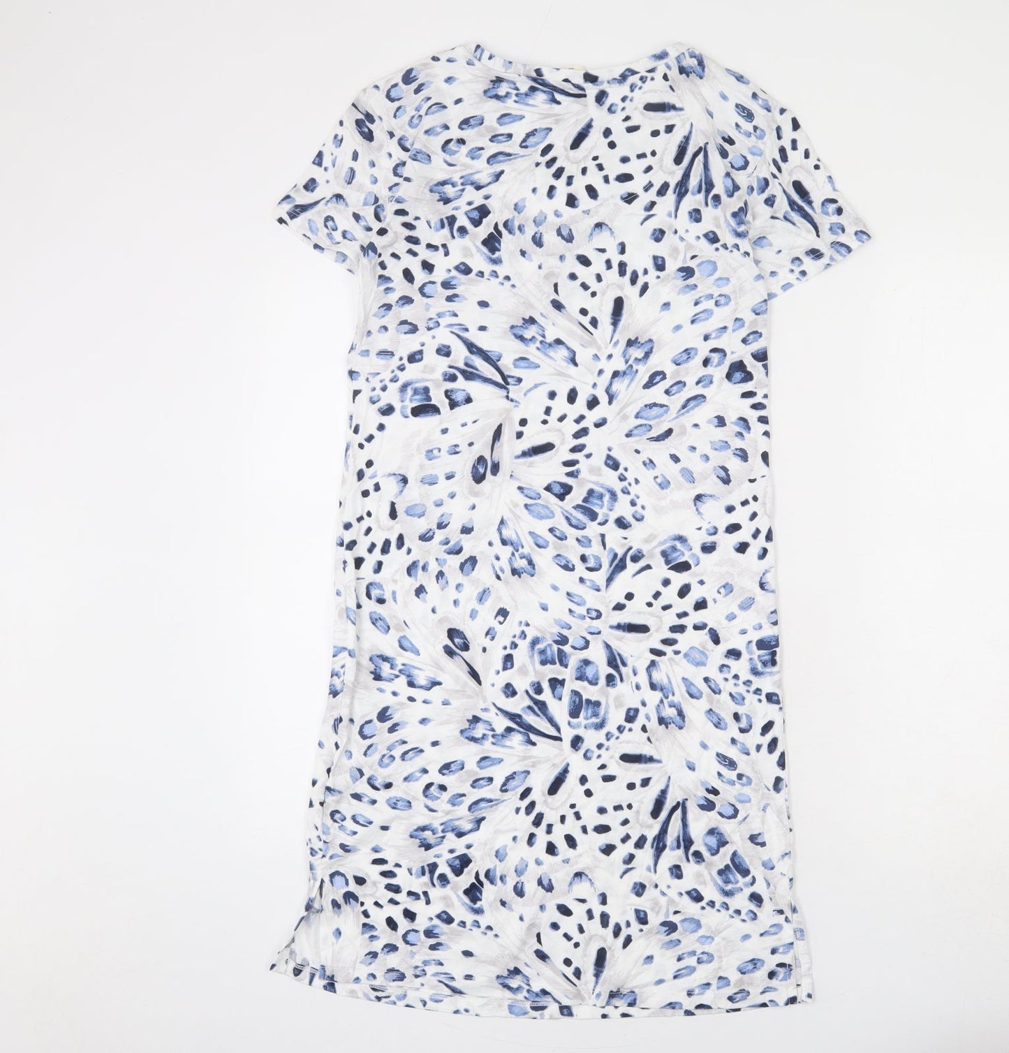 Marks and Spencer Womens Multicoloured Geometric Cotton Top Dress Size XS