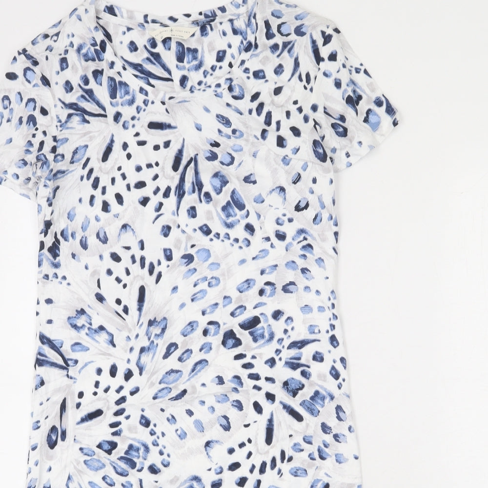 Marks and Spencer Womens Multicoloured Geometric Cotton Top Dress Size XS