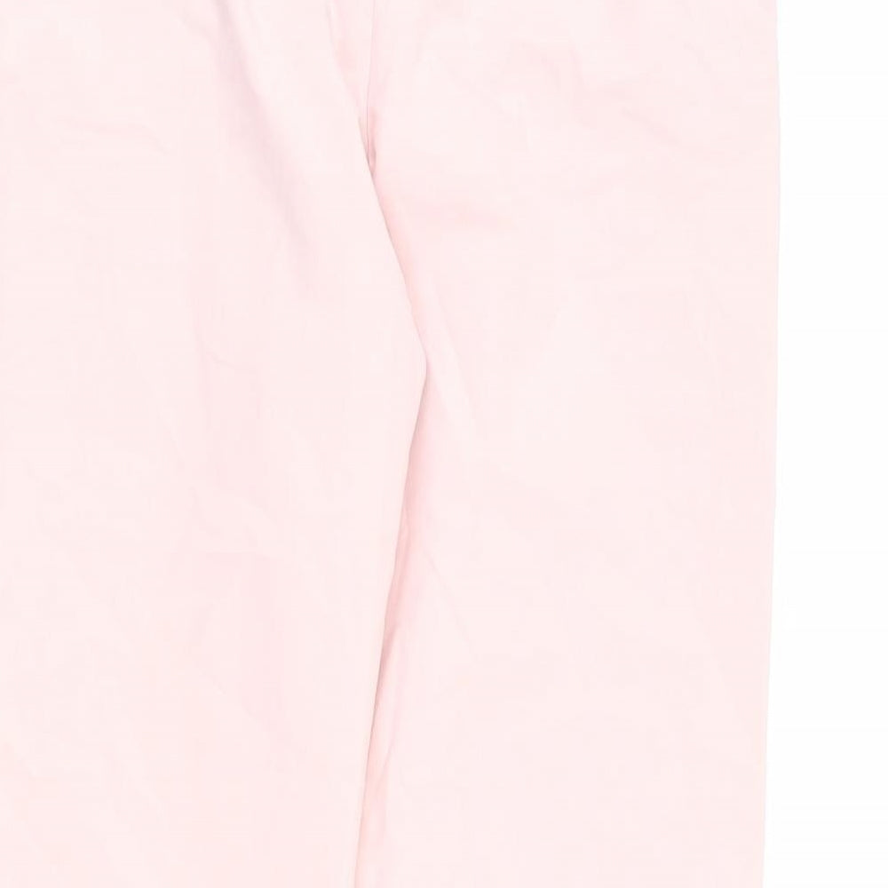 Womens UK Size 9 Months Marks and Spencer Regular Fit Chino Pink Trousers