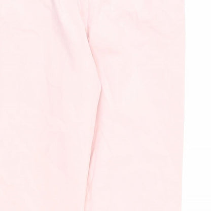 Womens UK Size 9 Months Marks and Spencer Regular Fit Chino Pink Trousers