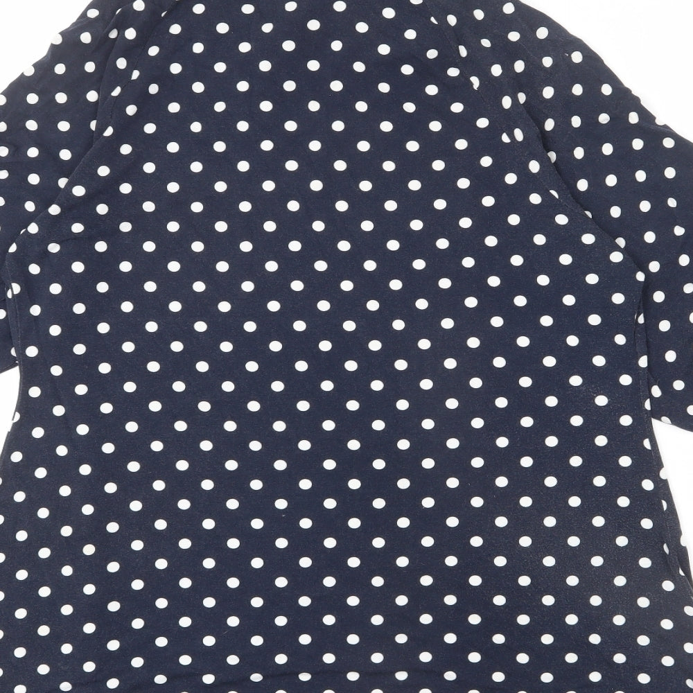 Womens UK Size 14 JD Williams Black Tunic T-Shirt