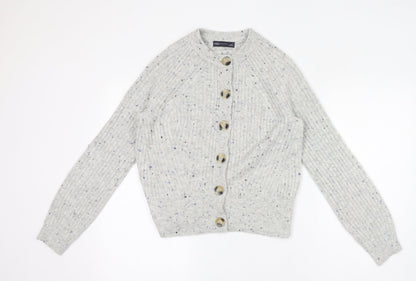 Womens UK Size S Marks and Spencer Ivory Cardigan Jumper