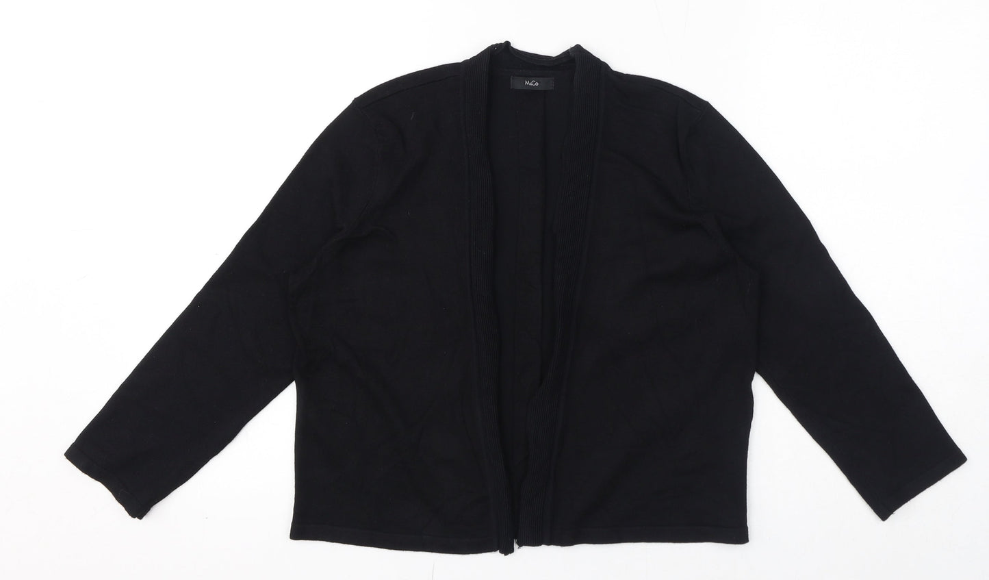 Womens UK Size 12 M&Co Black Cardigan Jumper