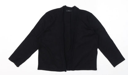 Womens UK Size 12 M&Co Black Cardigan Jumper