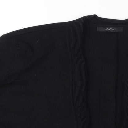Womens UK Size 12 M&Co Black Cardigan Jumper