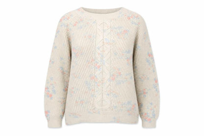 Womens UK Size L Monsoon Ivory Pullover Jumper