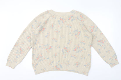 Womens UK Size L Monsoon Ivory Pullover Jumper