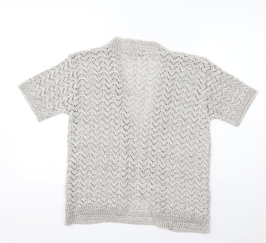 Womens UK Size M Pulse Ivory Cardigan Jumper