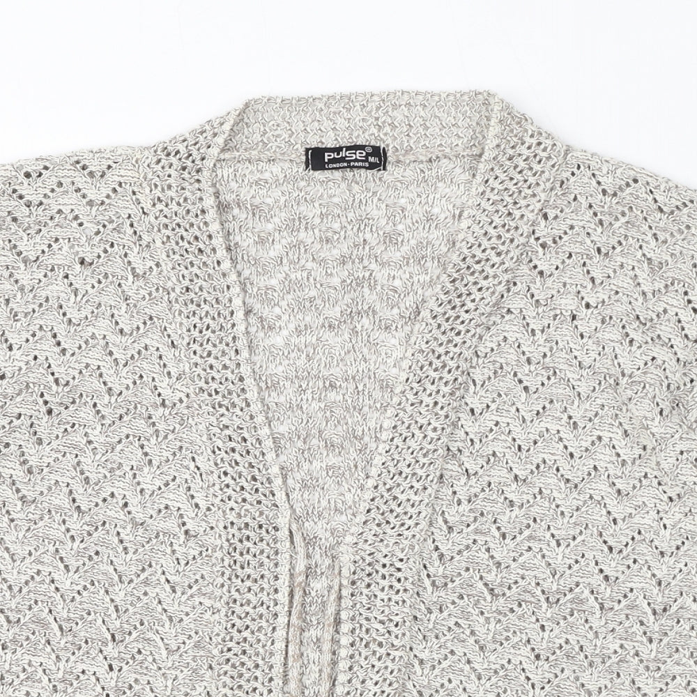 Womens UK Size M Pulse Ivory Cardigan Jumper