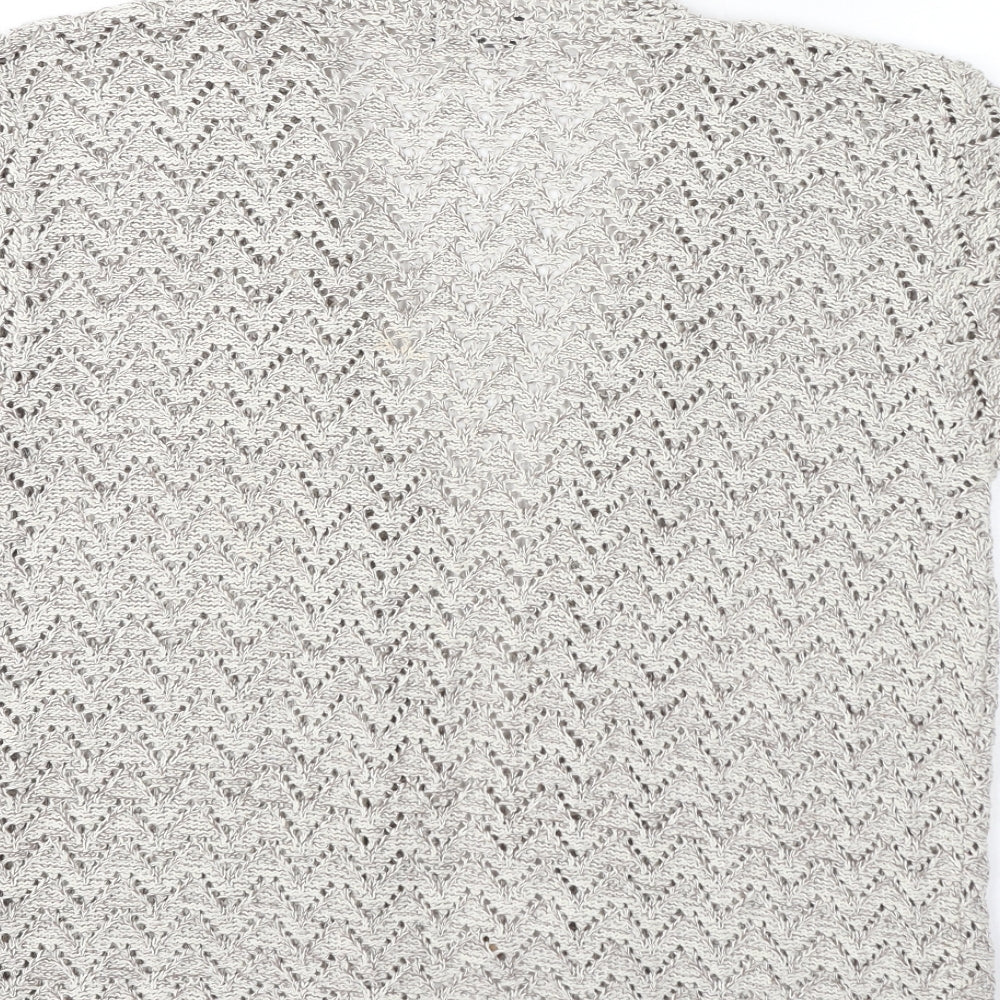 Womens UK Size M Pulse Ivory Cardigan Jumper