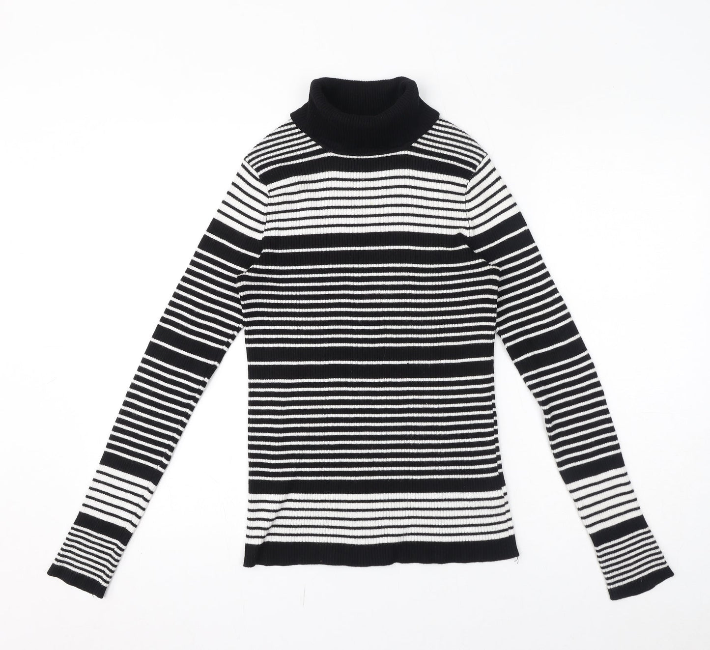 Womens UK Size L FOREVER 21 Black Pullover Jumper