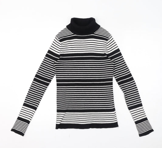 Womens UK Size L FOREVER 21 Black Pullover Jumper