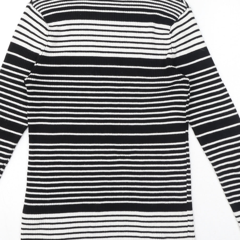 Womens UK Size L FOREVER 21 Black Pullover Jumper