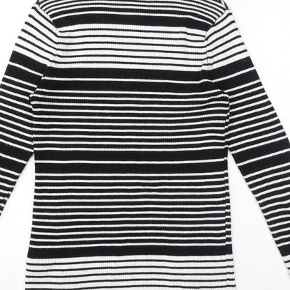 Womens UK Size L FOREVER 21 Black Pullover Jumper