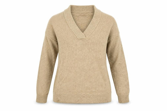 Womens UK Size 10 John Lewis Brown Pullover Jumper