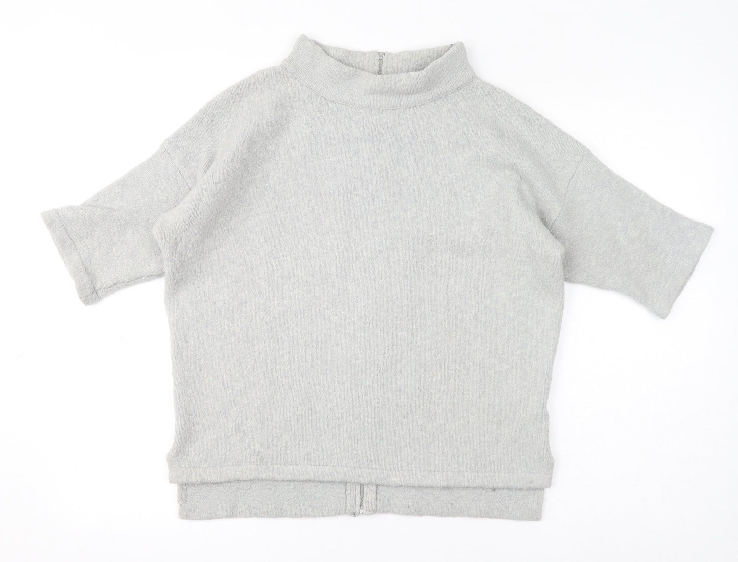 Womens UK Size XS French Connection Grey Full Zip Jumper