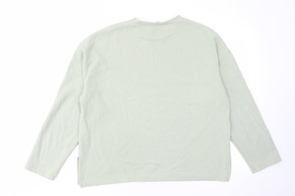 Womens UK Size L Stradivarius Green Pullover Jumper