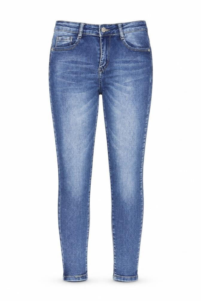 Womens UK Size 8 MOMOKROM Regular Fit Skinny Blue Jeans
