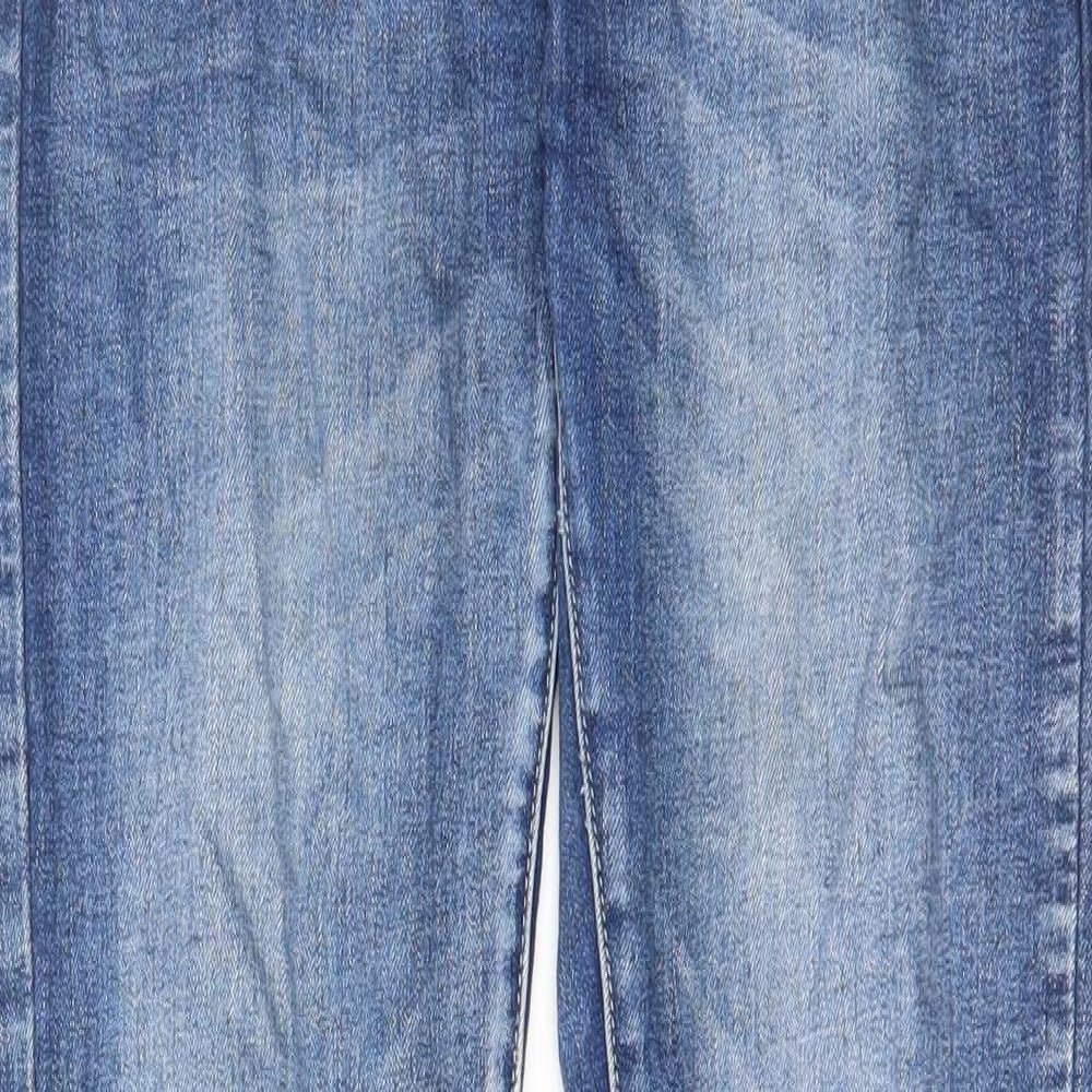 Womens UK Size 8 MOMOKROM Regular Fit Skinny Blue Jeans