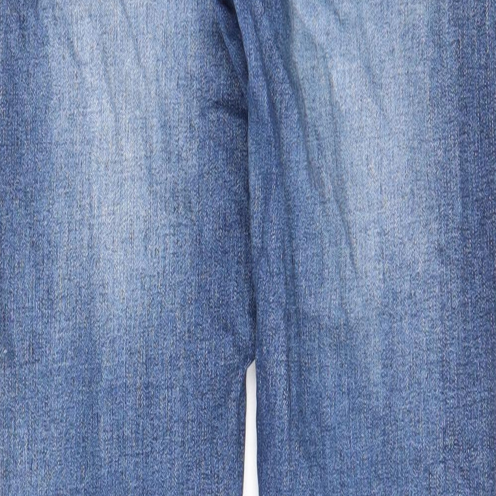 Womens UK Size 8 MOMOKROM Regular Fit Skinny Blue Jeans