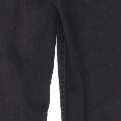 TU Womens Grey Cotton Skinny Jeans Size 12 L30 in Regular - Elastic waist