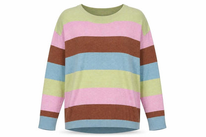 Womens UK Size L b.young Multicoloured Pullover Jumper