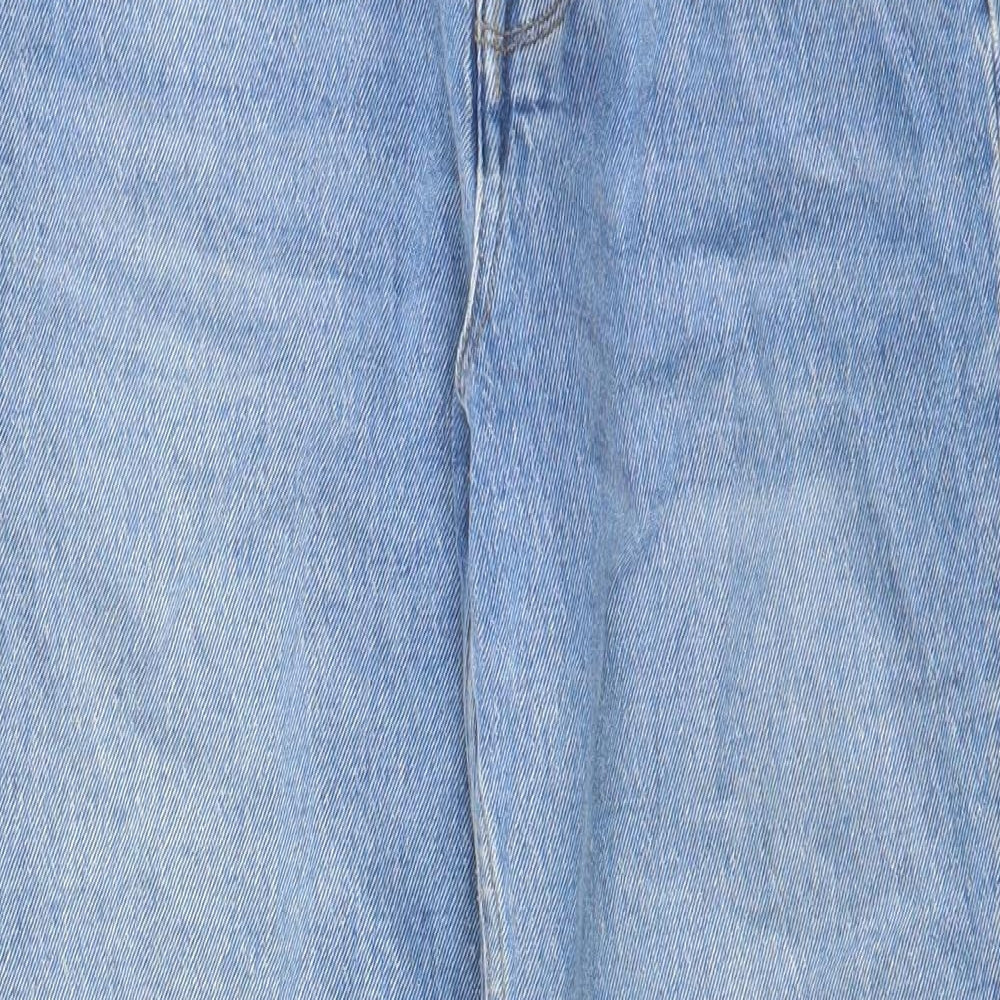 BDG Womens Blue Cotton Straight Jeans Size 26 in L30 in Regular Zip - Pockets, Belt Loops