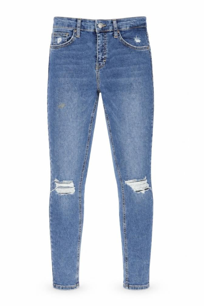 Womens UK Size 28 in Topshop Regular Fit Skinny Blue Jeans