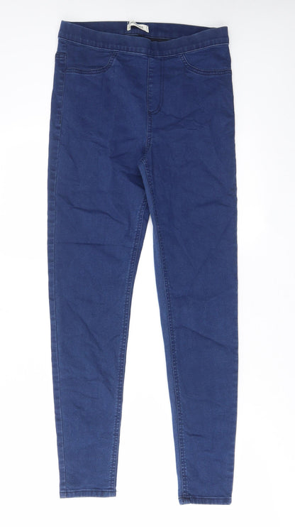 Womens UK Size 10 Marks and Spencer Regular Fit Skinny Blue Jeans