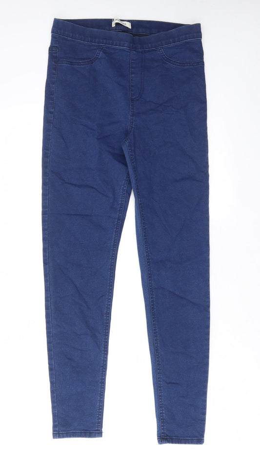 Womens UK Size 10 Marks and Spencer Regular Fit Skinny Blue Jeans