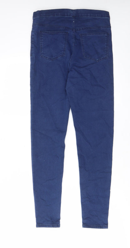 Womens UK Size 10 Marks and Spencer Regular Fit Skinny Blue Jeans