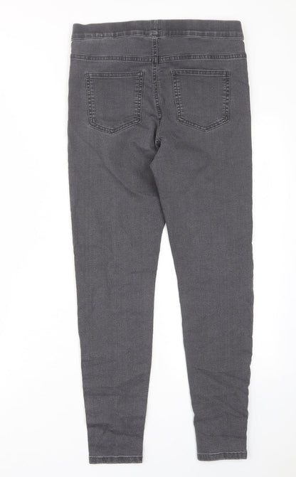 Womens UK Size 10 Marks and Spencer Regular Fit Skinny Grey Jeans